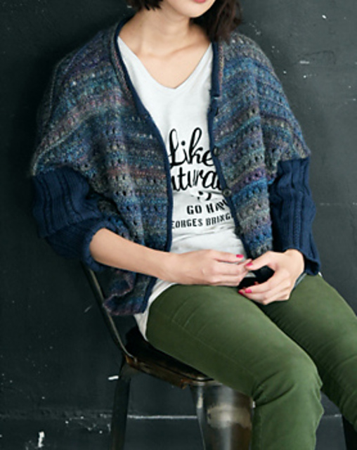 p.30　Gradation of Jacket Style Cardigan