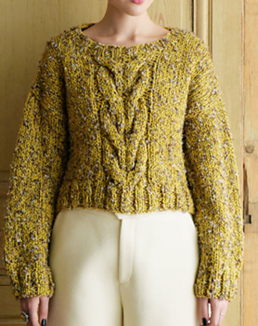 p.79 Big Cable Pullover