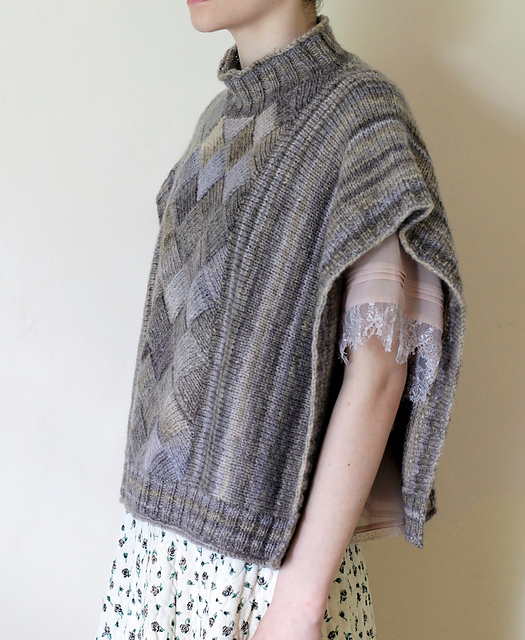 Entrelac Poncho