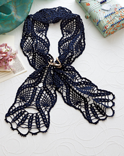 Navy Scarf