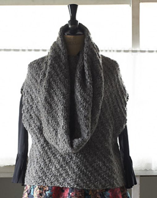 Gray Pullover & Snood