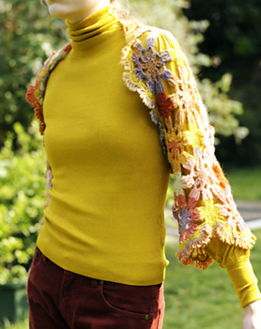 Colorful Mohair Shrug