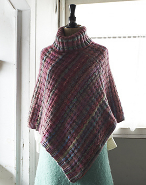 Pink Gradient Poncho