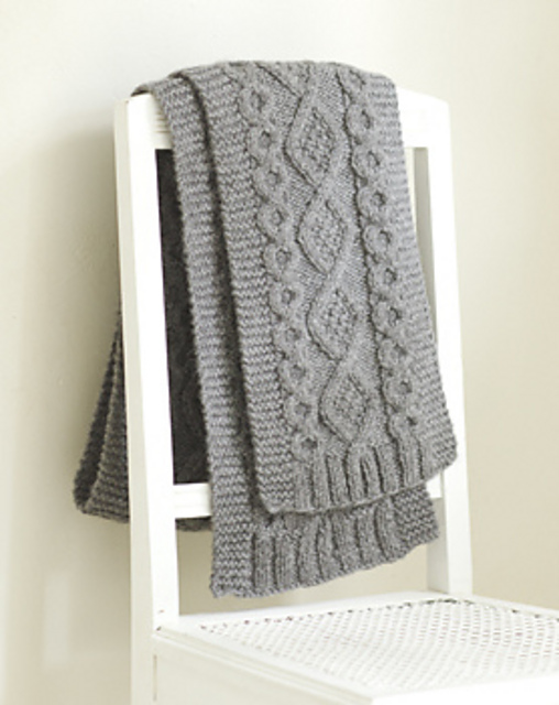 p.24 Mannish scarf