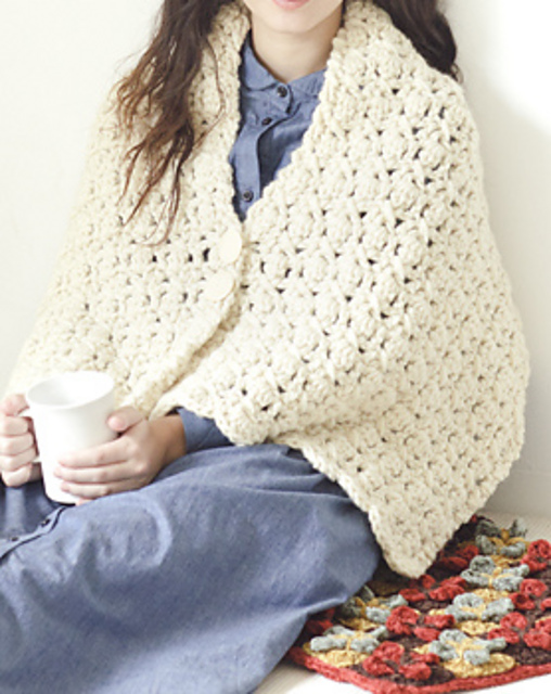p.40 Shawl blanket