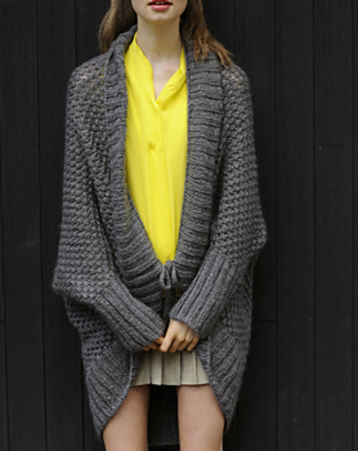 Cardigan with Covered Buttons