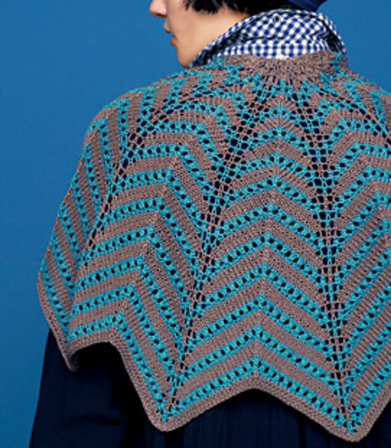 Zig-zag Stripe Shawl