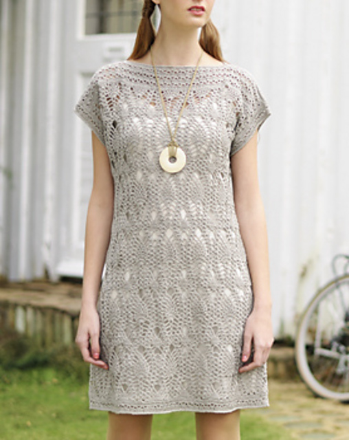Ravelry: p.18 Pineapple Mini-dress pattern by Atsuko Takeda ()