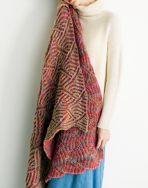 p.79 Icicle Brioche Scarf or Blanket