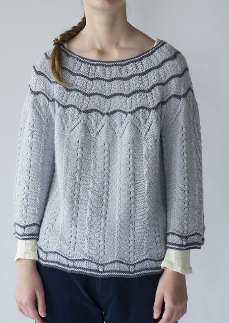 #11 Lace Border Pullover