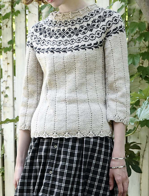 #4 Round Yoke Pullover