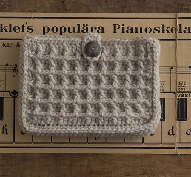 I. Mini Pouch - Waffle Stitch