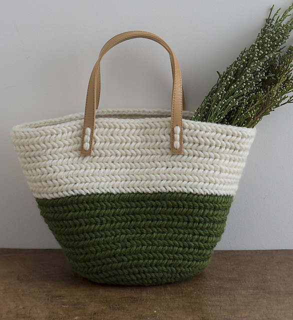 Q. Marche Bag - Herringbone Stitch