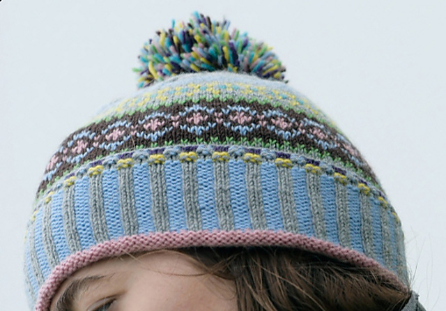 P. 15 Fair Isle cap