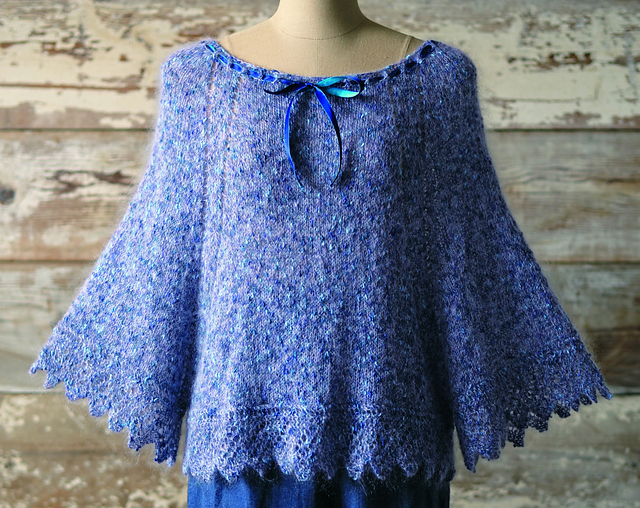 p.96 Cape-style Pullover