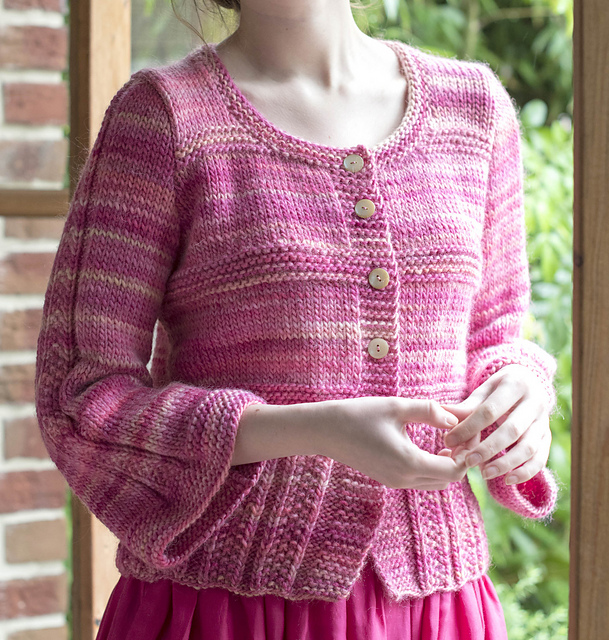 #05 Peplum Sleeve Cardigan