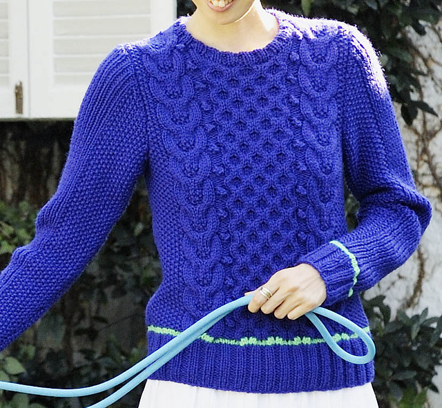 p.71 Blue Pullover