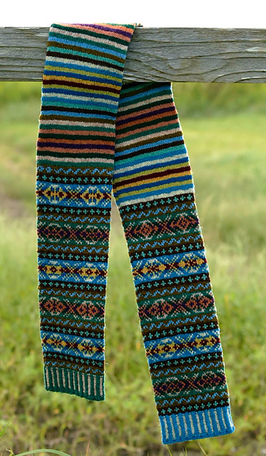 #21 Fairisle scarf
