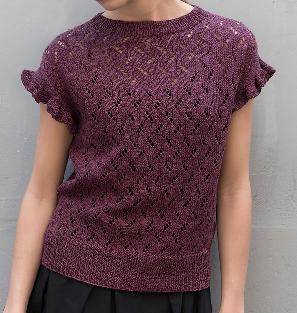 #05 Zig-Zag Lace Sweater