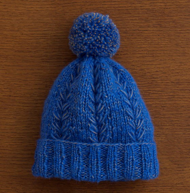 N. Hat - Leaf stitch