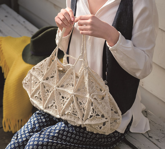 【20袋】グラニースミス Crochet Daisy cube bag #crochet #grannysquarebags - YouTube