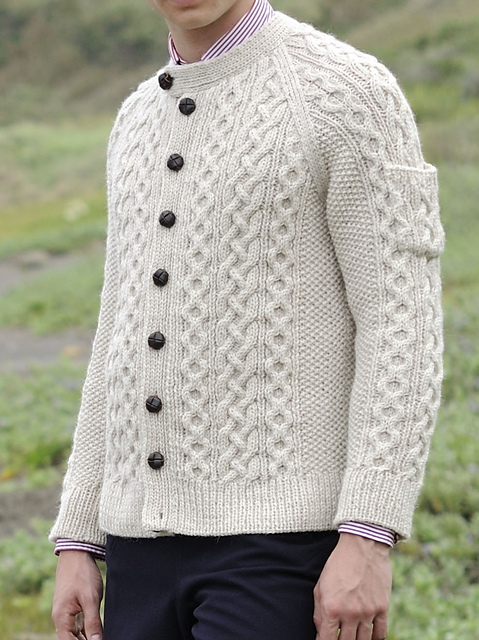 #06 Cable Stitch Cardigan (Men's)