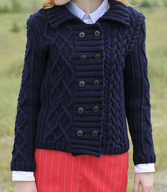 #09 Asymmetric Aran Jacket