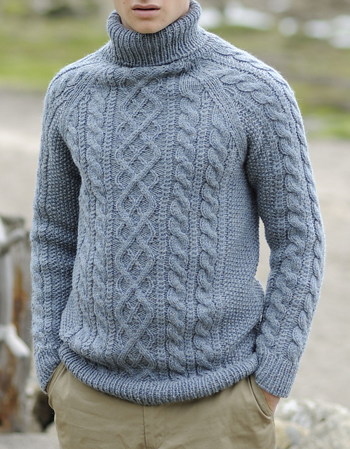 #19 Diamond Turtleneck Pullover (Men's)