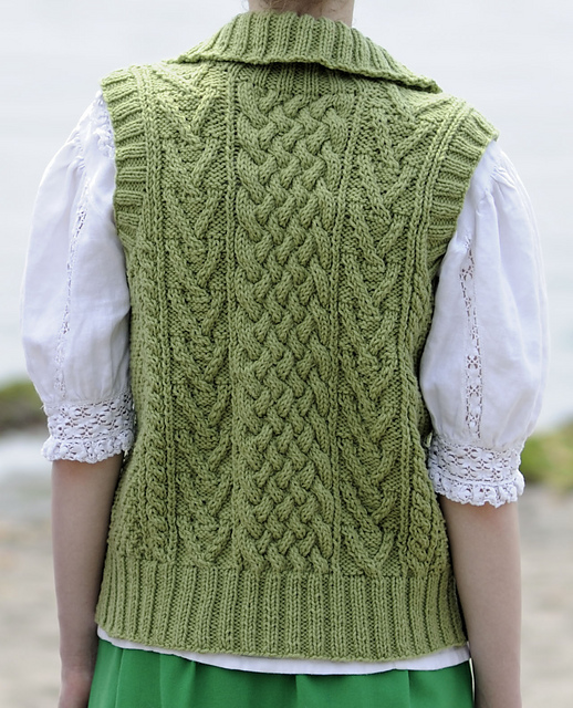 #22 Basket Stitch Vest(Lady's)