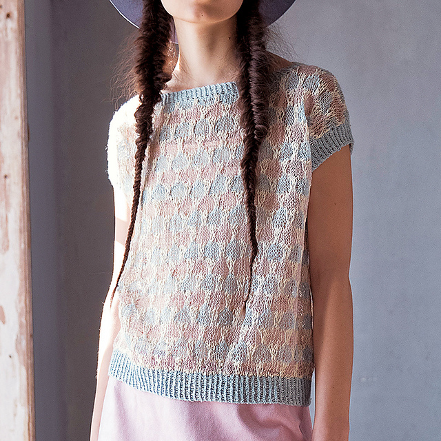 p.40 Dot Border Pullover
