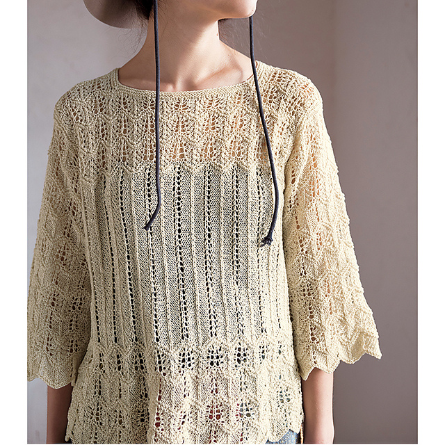 p.43 Lacy Pullover