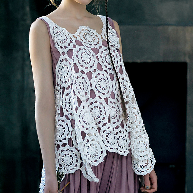 p.15 Slip Dress with Motifs