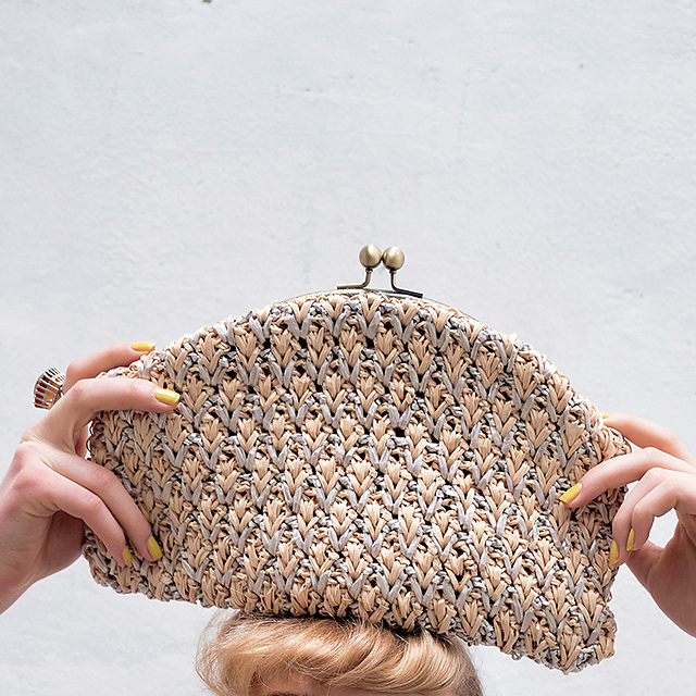p.39 Gamaguchi clutch bag