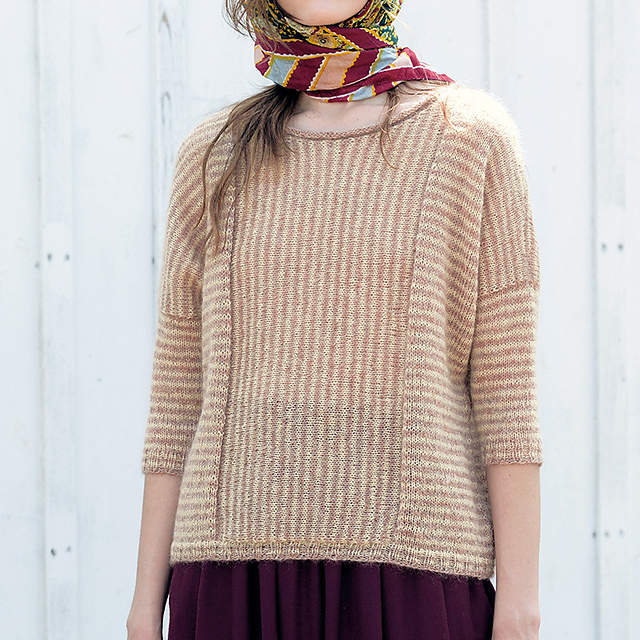 p.30 Striped sweater