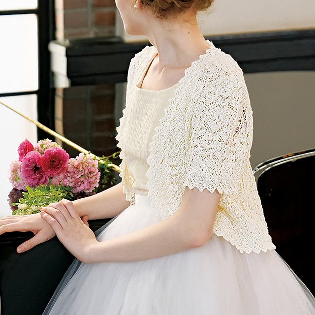 ボレロ STUDIOUS - TAN  lacy bolero TAN/LACY BOLERO (ORANGE)