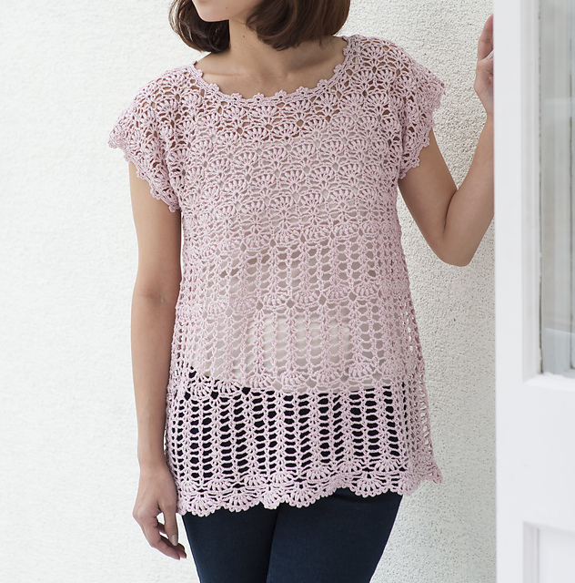 #06 Flower & Pineapple Pullover