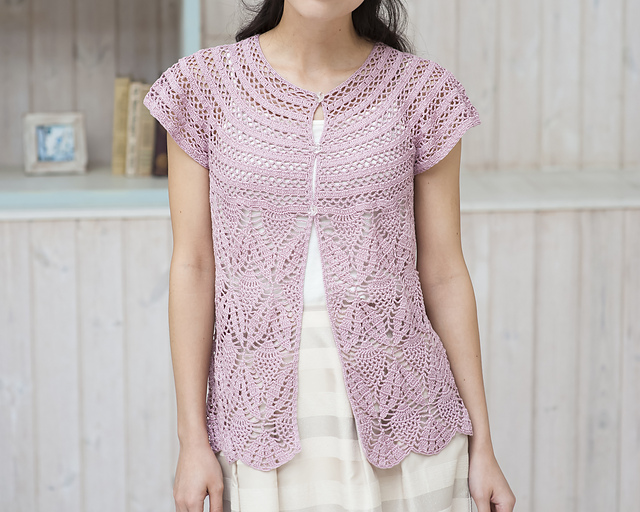 #12 Circular Yoke Cardigan