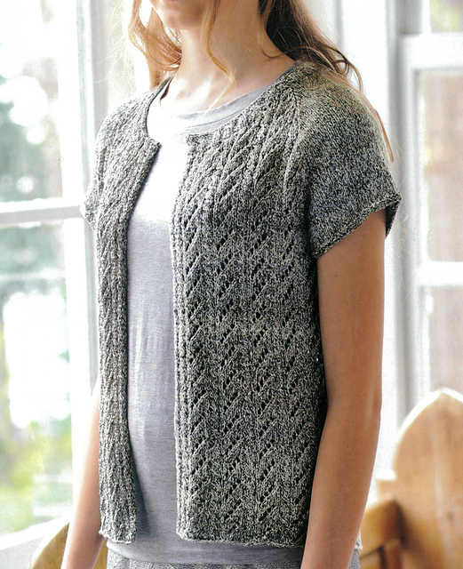 #9 Cabled raglan sleeve cardigan