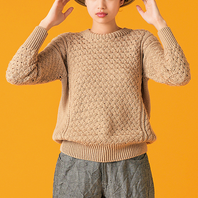 p.106 Lattice pullover