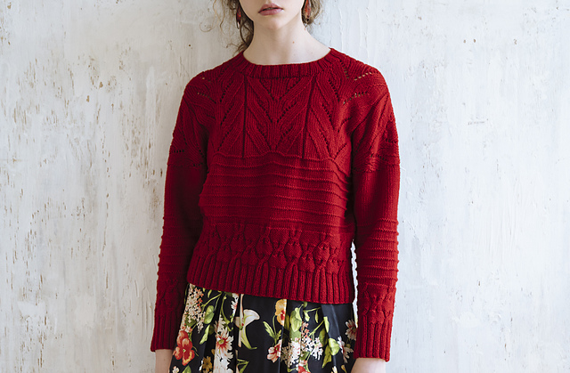 #17 Texture Pattern Pullover