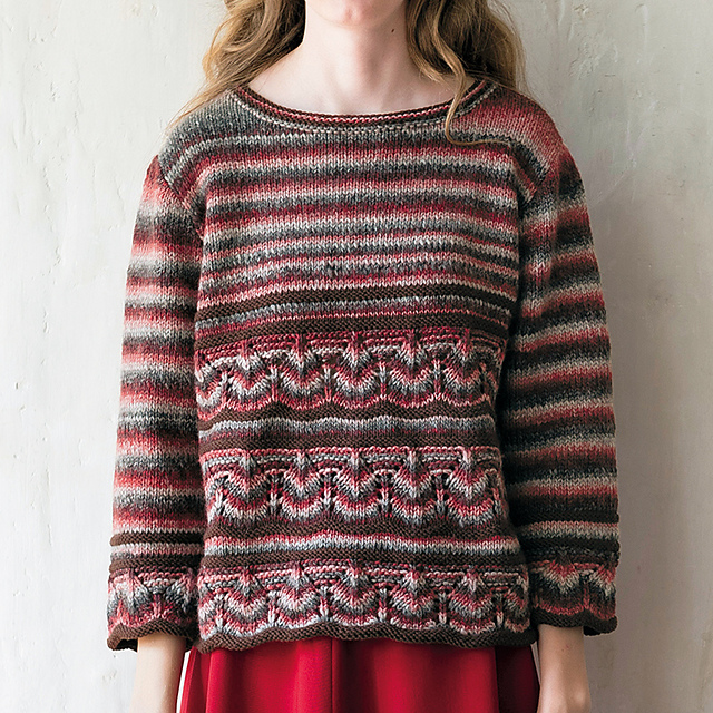 p.39 shell-edge pullover