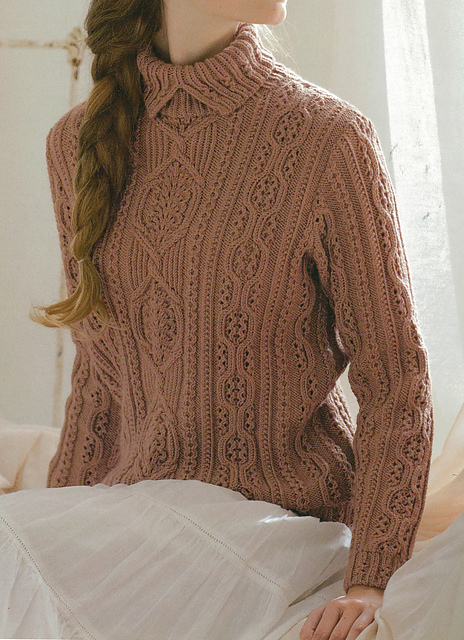 #17 Aran pullover
