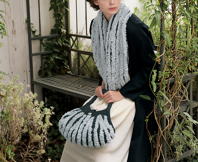 p.50 Snood, with fur effect