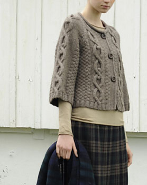 Raglan-sleeve cardigan