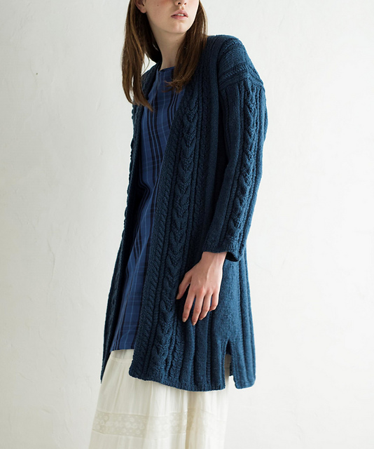p.28 Long Cardigan