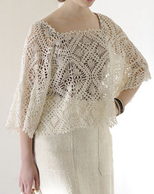 #08 Pineapple Motif Pullover