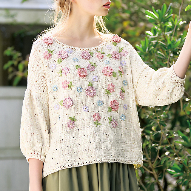 p.16 Puff sleeve pullover