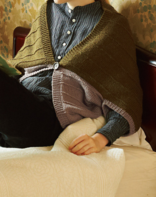 M. 2way cardigan of knitting straight