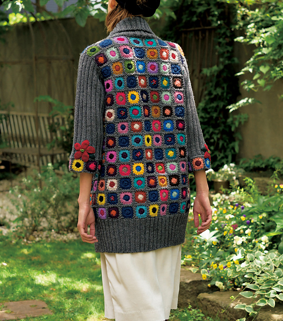 p.18 Flower Motif Jacket