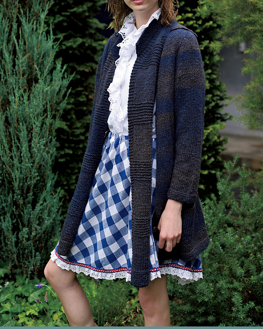 p.32 Long Cardigan